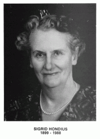 Portret Sigrid Hodius (1899-1988)